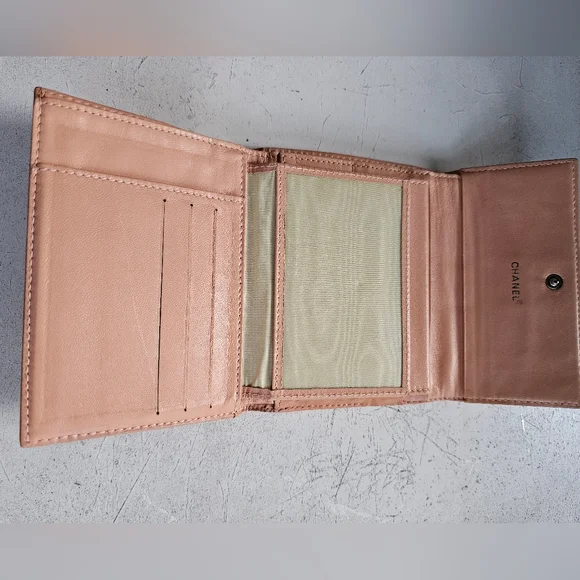 Chanel Vintage Chocolate Bar Trifold Wallet - Picture 9 of 17